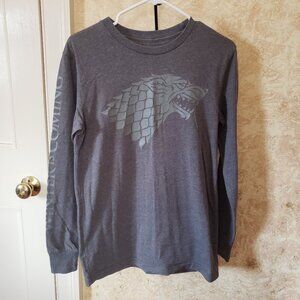 Winter Is Coming House Stark longsleeve grey shirt Game of Thrones
